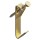Picture Hanger, Brass - 50 Lb, 4pk