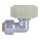Cash Acme Push-Fit Toilet Connector, Elbow - 1/4" x 7/8"