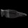 Brazeau Safety Glasses, Black - Polarized Smoke Lens