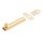 Flush Surface Bolt, Solid Brass - 3"
