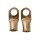 K-T Industries Copper Cable Lug - 1/0 Gauge x 1/2" Stud, 2pk