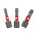 Square Drive Bit Set - 1", 3 Piece