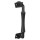 Rustic Modern Gate Pull, Black - 9-13/16"