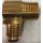 Anderson Metals Lead Free Brass Flare Male Elbow - 1/4" x 1/4"