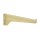 Shelf Bracket, Brass - 8"