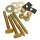 Brass Plated Toilet Closet Bolt & Screw Set
