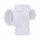 PVC DWV Right Inlet Sanitary Tee - 3" x 3" x 3" x 2"