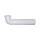 PVC Flanged Elbow, White 1-1/2" x 15"