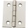 Decorative Broad Hinges, Satin Nickel ~ 1 1/2" x 1 1/4"