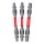 Torx Drive Bits, Double-Ended - 3pk