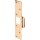 Maximum Security Latch Strike, Brass Plated - 7-7/8"