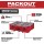 Milwaukee PACKOUT Deep Organizer   6 Dividers  Clear Top
