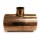 Copper Reducing Sweat Tee - 3/4" x 3/4" x 1/2"