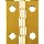 Solid Brass Narrow Hinge, Polished ~ 1" x 3/4"
