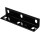 Heavy Duty Wide Corner Brace, Black  ~ 2.1" x 9" x 1/8"