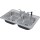 Double Bowl Sink Kit, Stainless Steel - 33" x 22" x 6"
