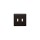 Double Toggle Switch Wall Plate, Oversized - Brown