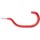 Vinyl Coated Bicycle & Storage Hook, Red  ~ 5 7/8" x 2 3/4"