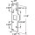 Maximum Security Latch Strike, Brass Plated - 7-7/8"
