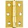 Non-removable Pin Hinges, Brass Finish ~ 2 1/2"