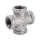 Malleable Iron Cross, Galvanized - 1/2"