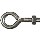 Stainless Steel Eye Bolt,  1/4" x 2" 
