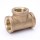 Lead Free Brass Pipe Tee - 1/4"