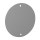 Round Cover Blank, Weather Proof Gray 4 inch