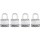 Magnum Laminated Padlock - 1-3/4", 4pk Keyed Alike