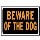 Beware Dog Sign, Plastic 9 x 12 inch