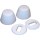 Larsen Round Plastic Toilet Bolt Caps, White - 2pk