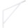 Super Strength Shelf Bracket,  White ~ 20" 