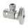 Homewerks Multi-Turn Angle Valve, Chrome - 1/2" FIP x 3/8" OD
