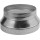 Gray Metal Galvanized Duct Reducer - 5" to 4", 24ga