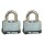 Master Lock 1-1/2" Warded Padlock, 2pk - Keyed Alike