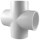 PVC Schedule 40 Cross, All Slip - 1"