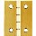 Decorative Broad Hinges, Brass Finish ~ 1.5" x 1.25"