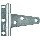 Light Duty T  Hinge, Zinc Plated ~ 6"