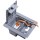 Weatherproof Deck Outlet, Gray