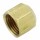 Brass Flare Cap  ~ 3/8"