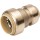 Push Fit Lead-Free Brass Coupling - 3/4" x 1/2"
