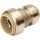 Push Fit Lead-Free Brass Coupling - 1" x 3/4"