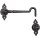 Spear Design Gate Hook,  Black ~ 6"