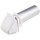 Wide Mouth Hood Dryer Vent, Unassembled - 4", white