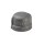 Pipe Cap, Black  (3/8")