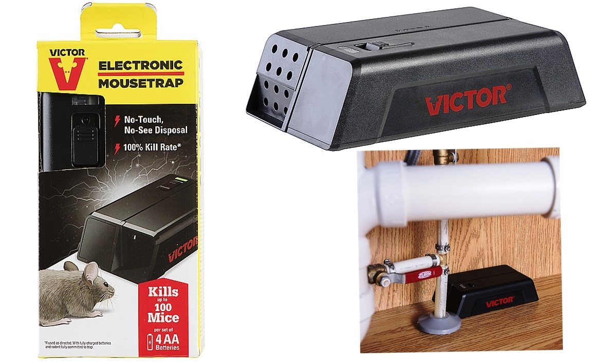 Victor No Touch, No See Upgraded Indoor Electronic Mouse Trap 