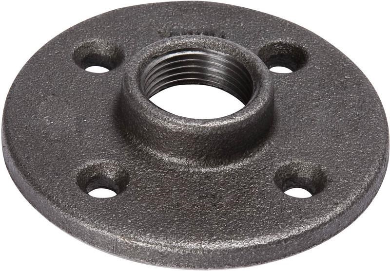 Buy the Anvil/Mueller 521-603HP 1/2 Black Floor Flange | Hardware World