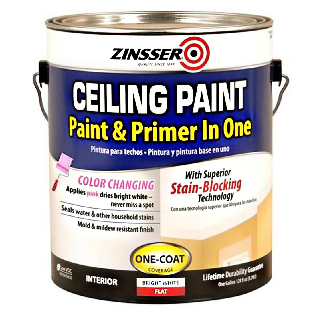 Buy The Rust Oleum 260967 Zinsser Brand Stain Blocking Ceiling Paint