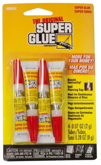 Super Glue Pacer Tech 11710008 1g Super Glue 6 Pack: Super Glue
