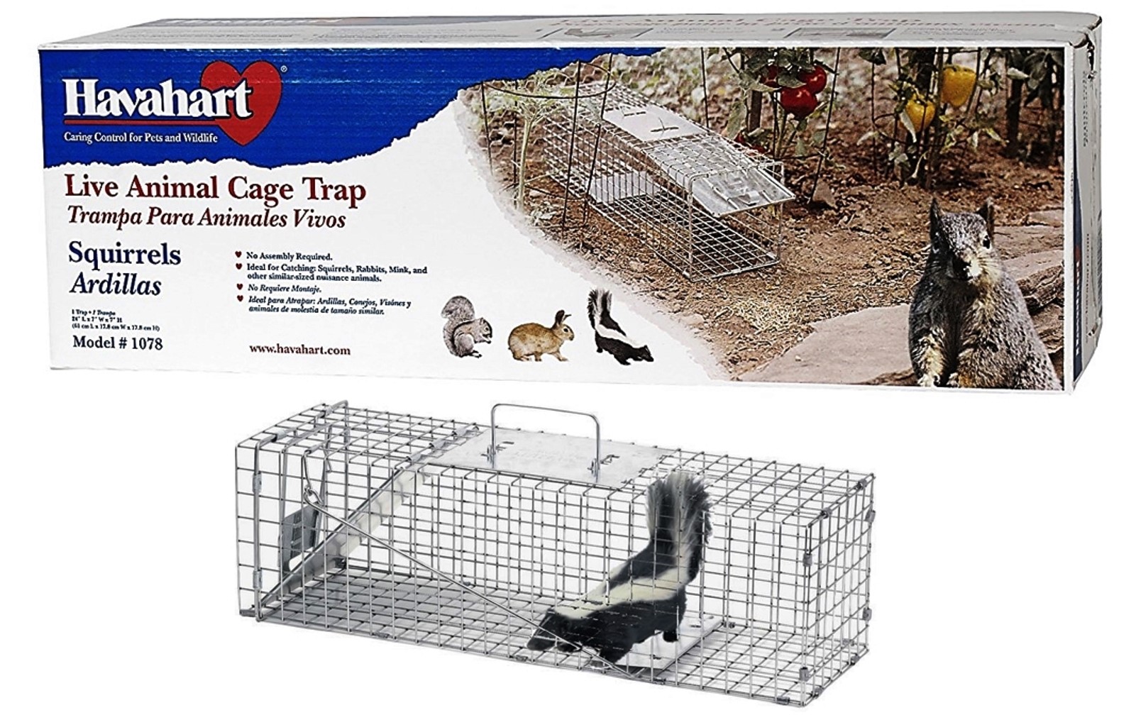 Havahart 1-Door Easy Set Medium Animal Trap